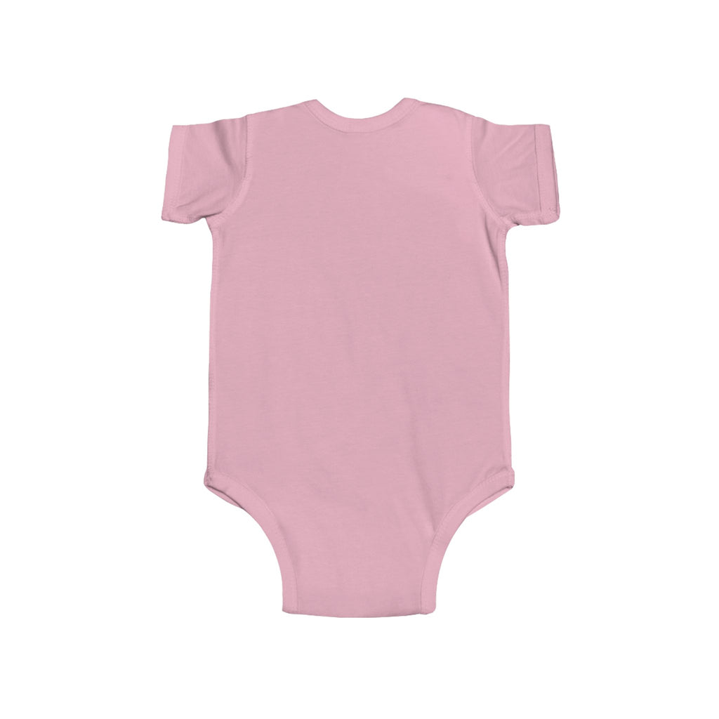 Infant Bodysuit "Raised by Reinas" Gold Script – Baby Girl Cultural Pride Onesie