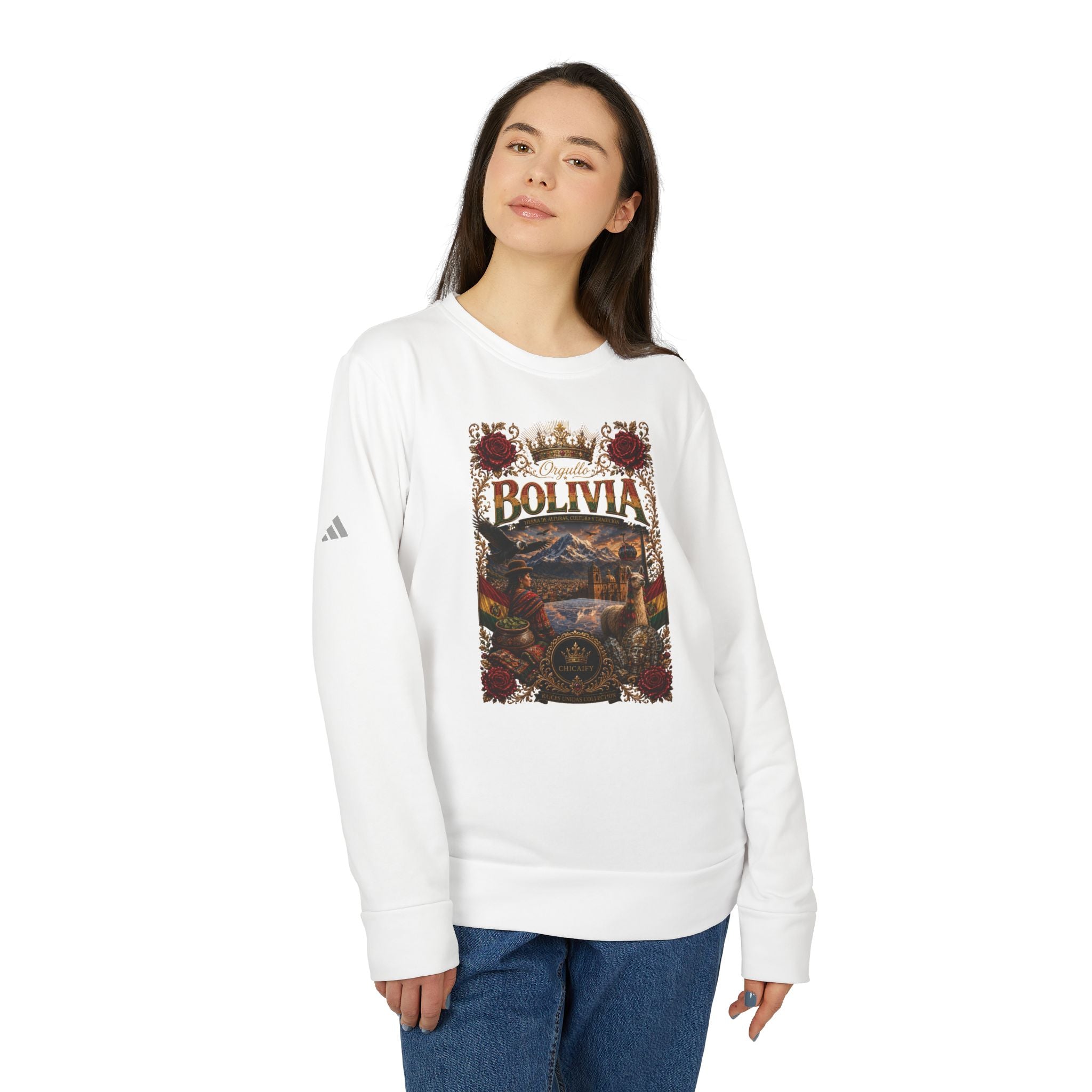 Raíces Unidas — Orgullo Bolivia adidas Crewneck Sweatshirt