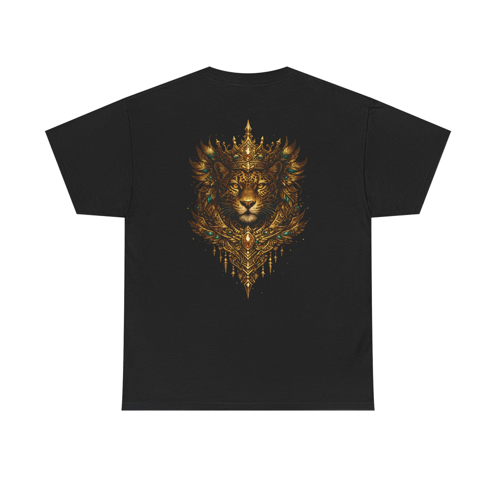 Golden Crowned Jaguar Tee — Graphic T-Shirt