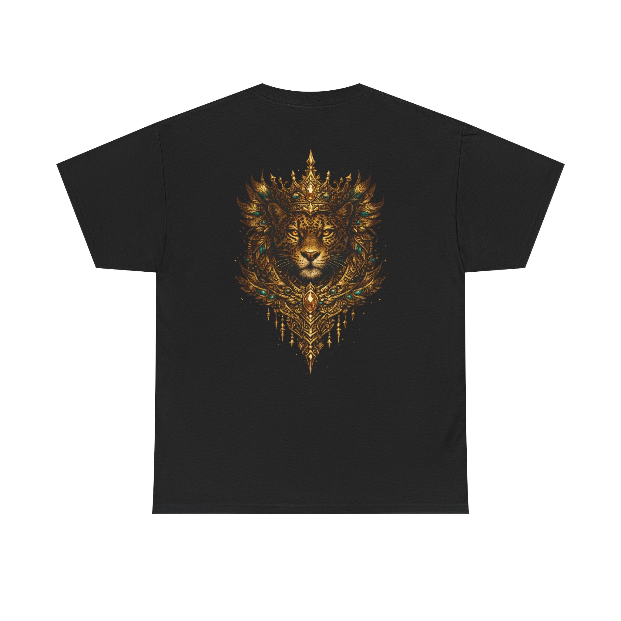 Golden Crowned Jaguar Tee — Graphic T-Shirt