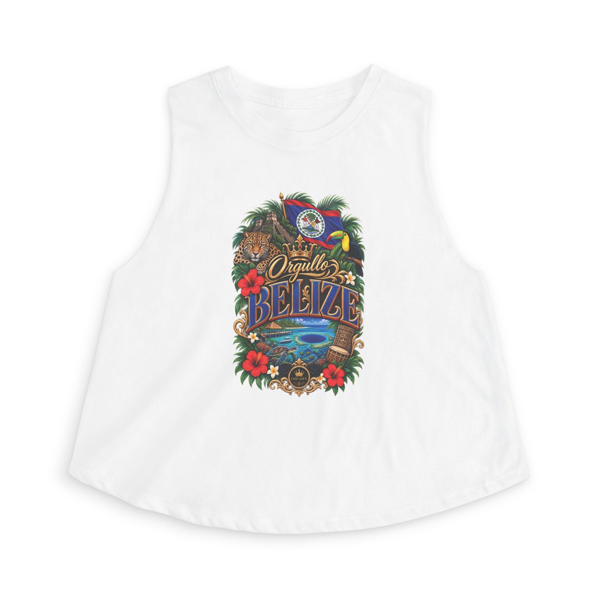 Orgullo Belize — Raíces Unidas Collection | Crop Top