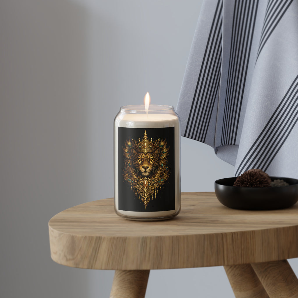 Majestic Jaguar Scented Soy Candle — 13.75 oz Aromatherapy Candle
