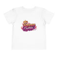 Reina Energy toddler tee | Crown script logo, pink purple gradient