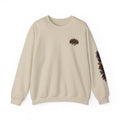 “Soft Heart. Sharp Mind.” Floral Crest Crewneck