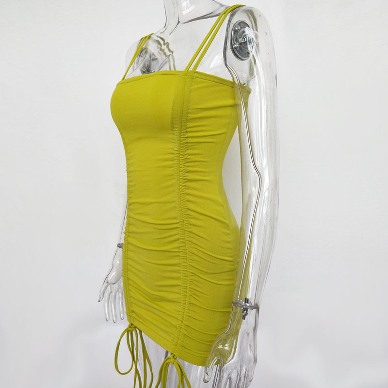 Sexy Backless Women Dress Strapless Bodycon