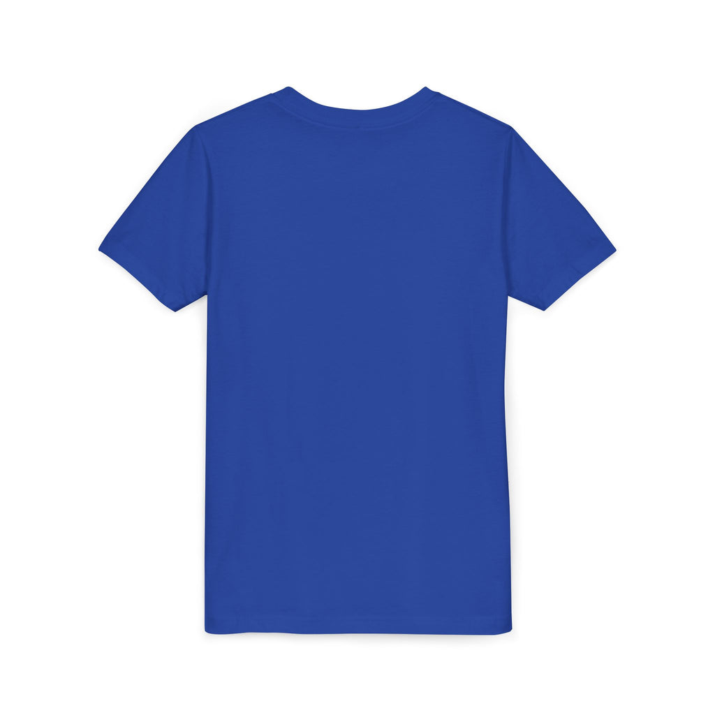 Youth Tee — "Born Wild Raised Royal" Crowned Jaguar Cub Kids T-Shirt