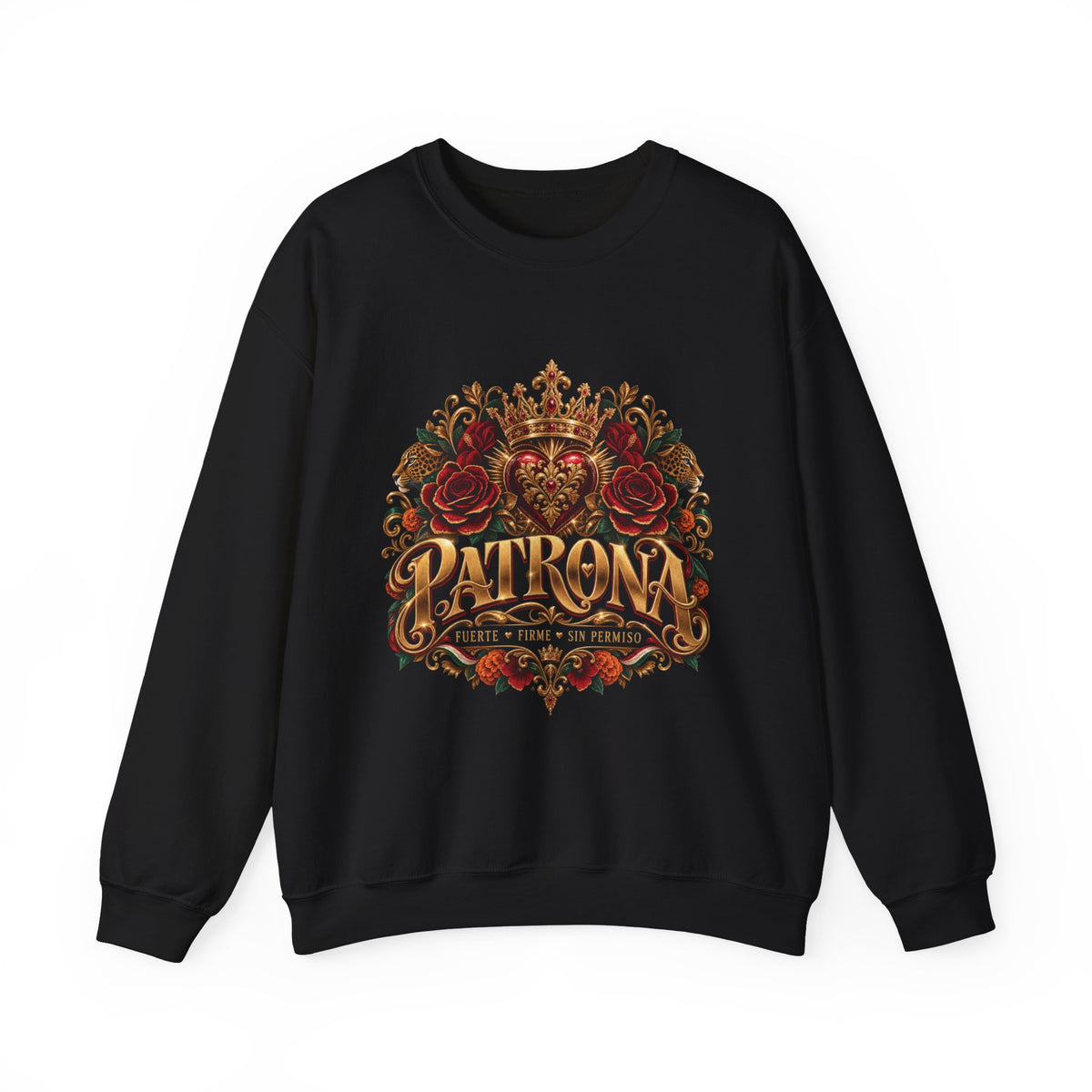 Patrona | Crowned in Power – Chicaify Collection | Unisex Heavy Blend™ Crewneck Sweatshirt