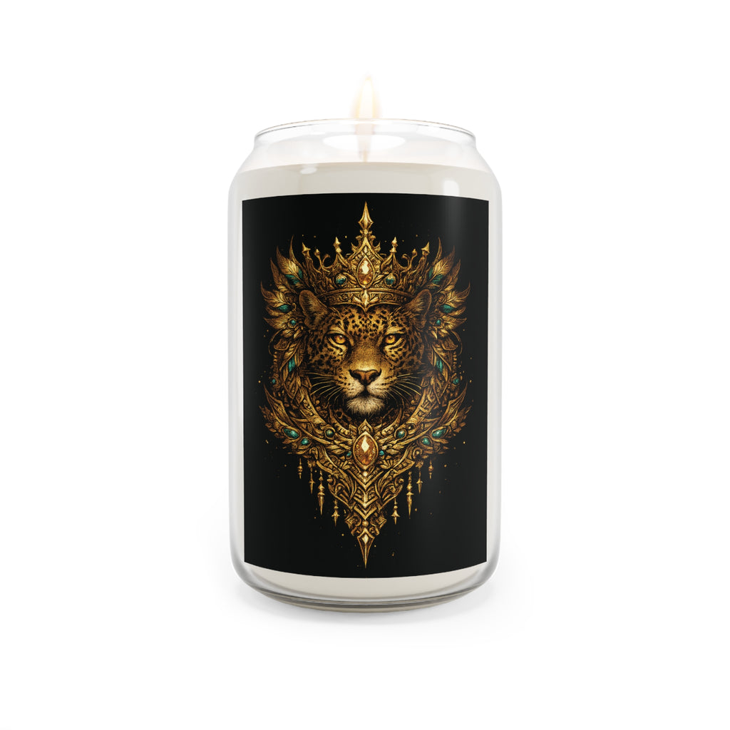 Majestic Jaguar Scented Soy Candle — 13.75 oz Aromatherapy Candle