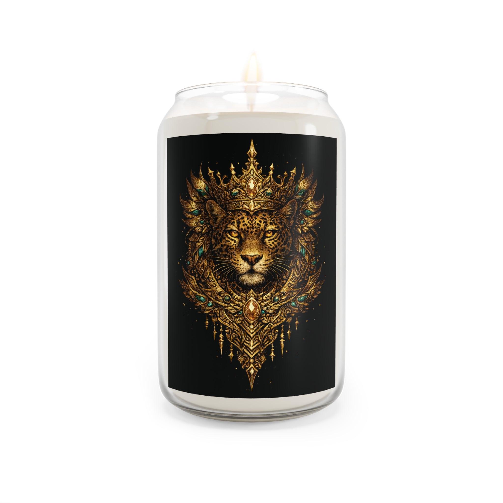 Majestic Jaguar Scented Soy Candle — 13.75 oz Aromatherapy Candle
