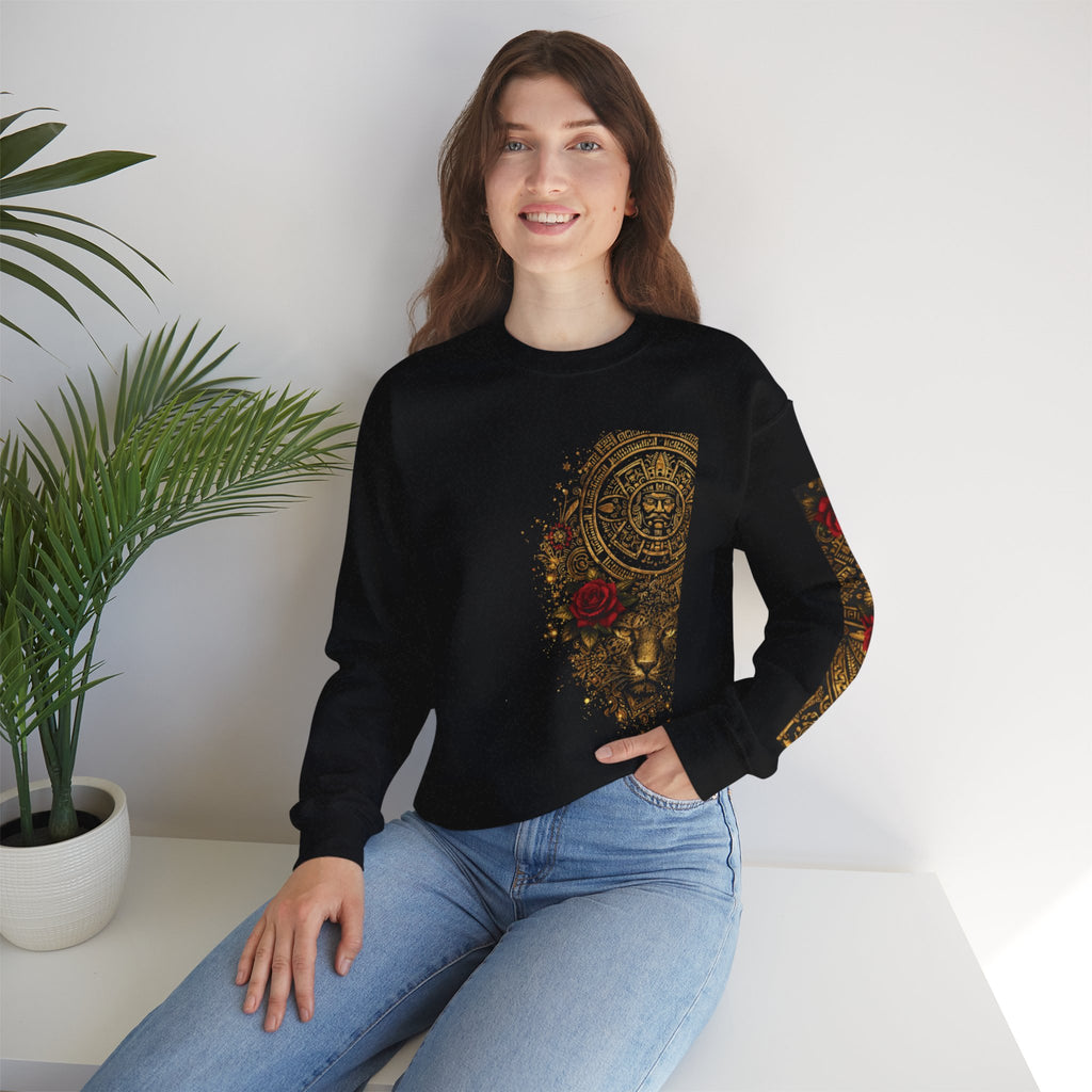Reina Azteca | Jaguar Heritage Crewneck Sweatshirt | Heavy Blend™ Crewneck Sweatshirt