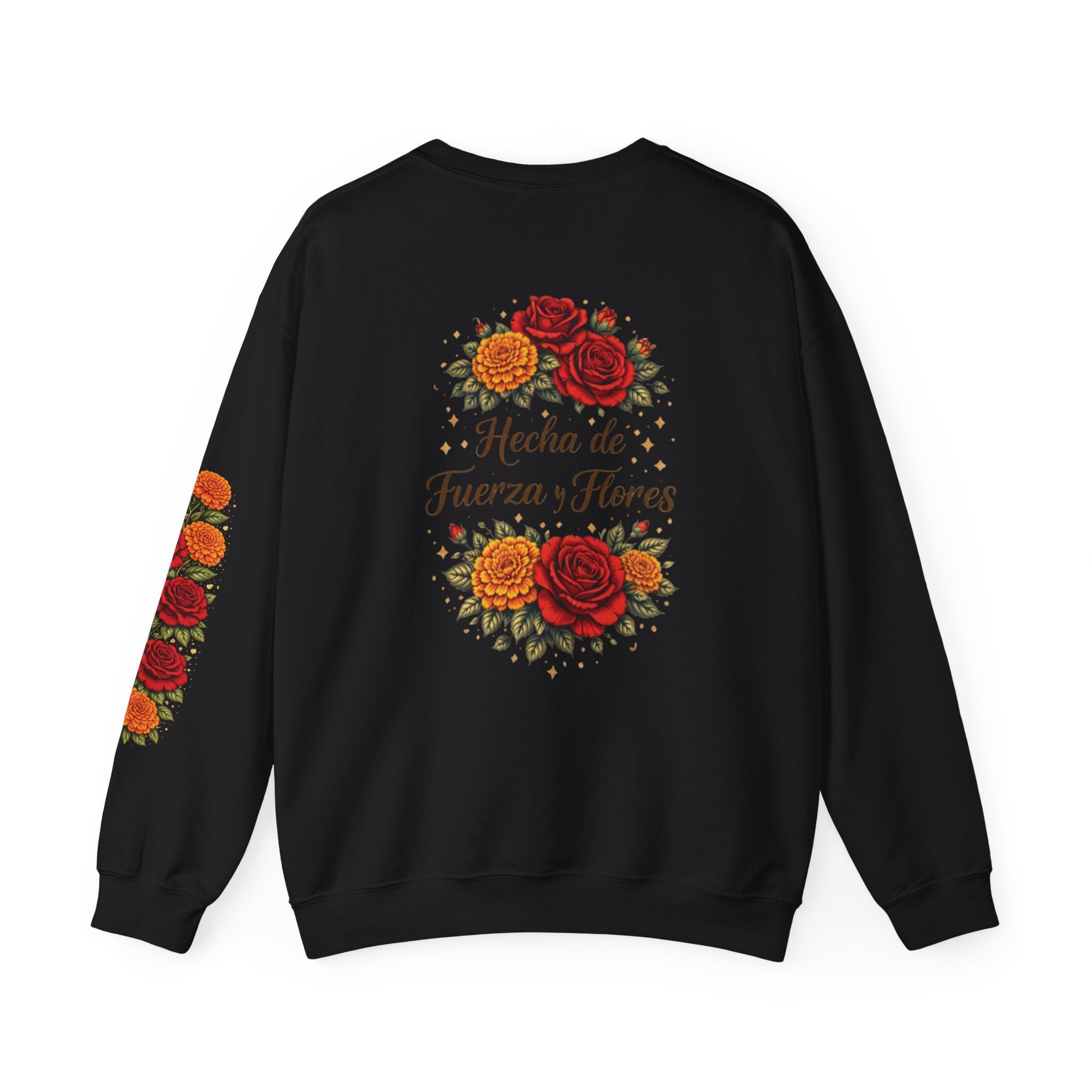 Floral "Hecha de Fuerza y Flores" Sweatshirt