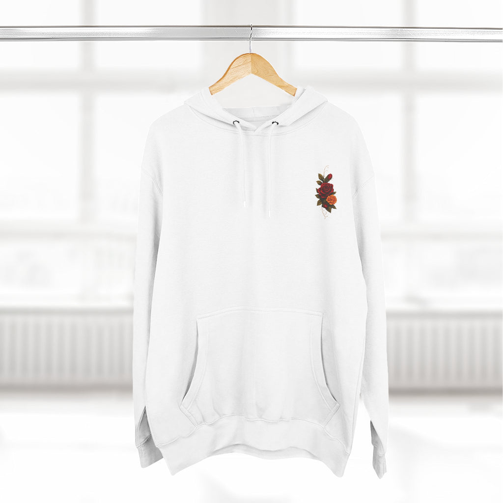 Hoodie — 'Confidentemente Única' Day of the Dead Sugar Skull Floral Hoodie