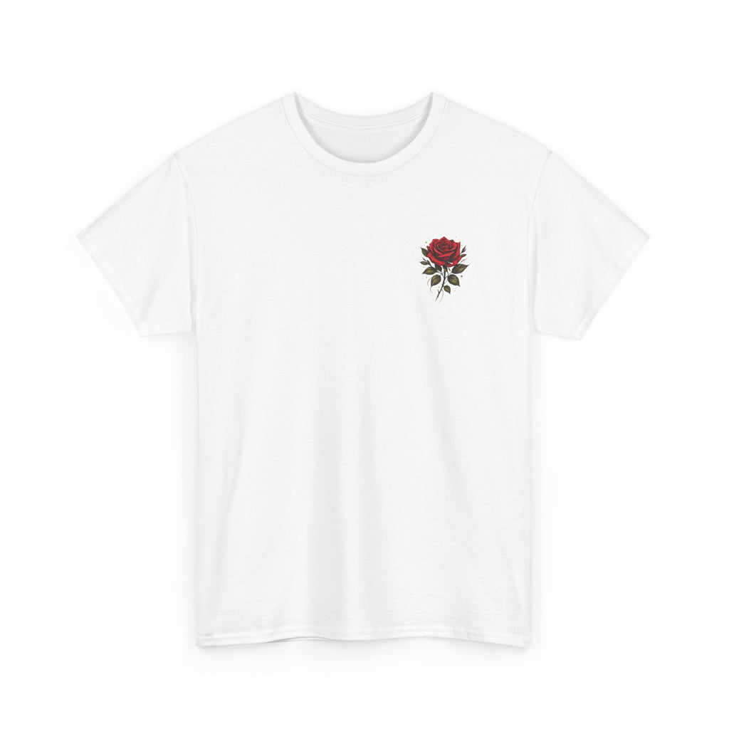 T‑Shirt — “Not Fragile Like a Flower, Fragile Like a Bomb” Rose & Bomb Graphic Tee
