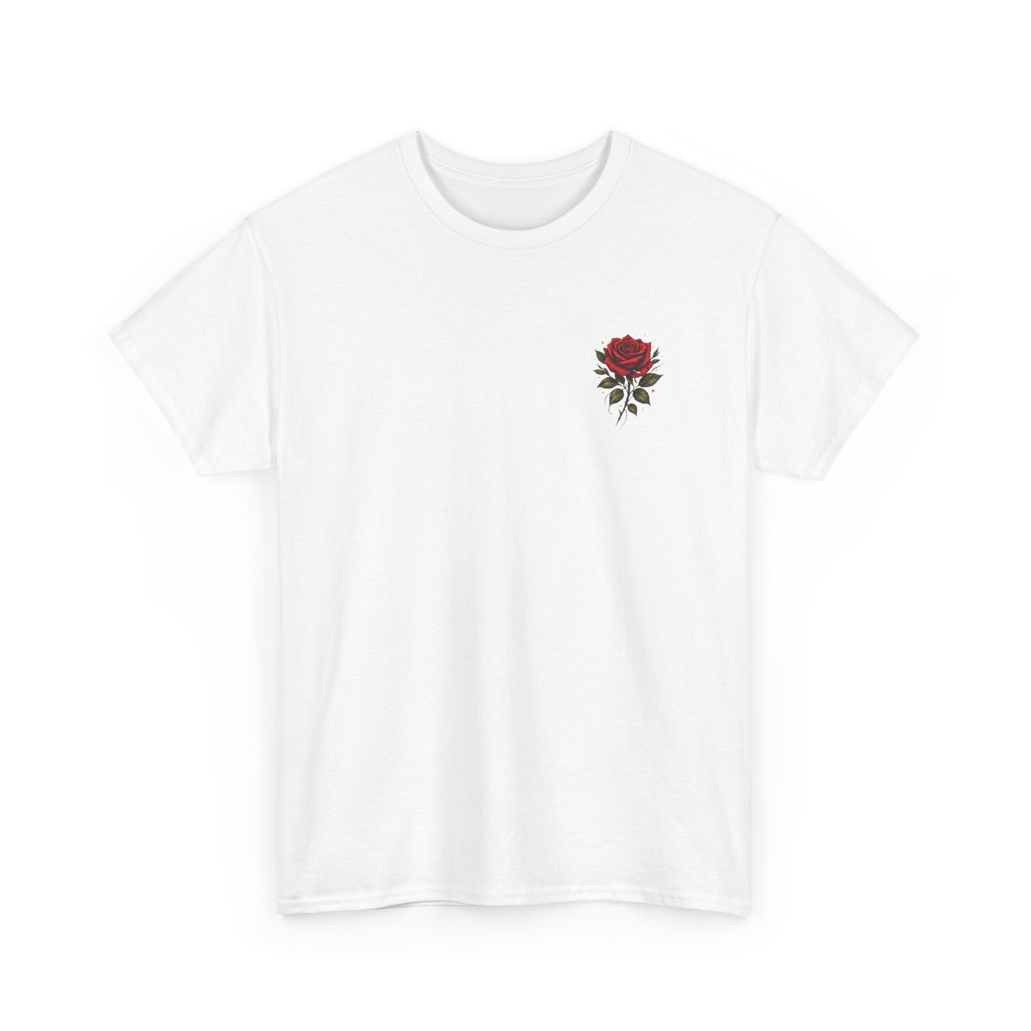 T‑Shirt — “Not Fragile Like a Flower, Fragile Like a Bomb” Rose & Bomb Graphic Tee