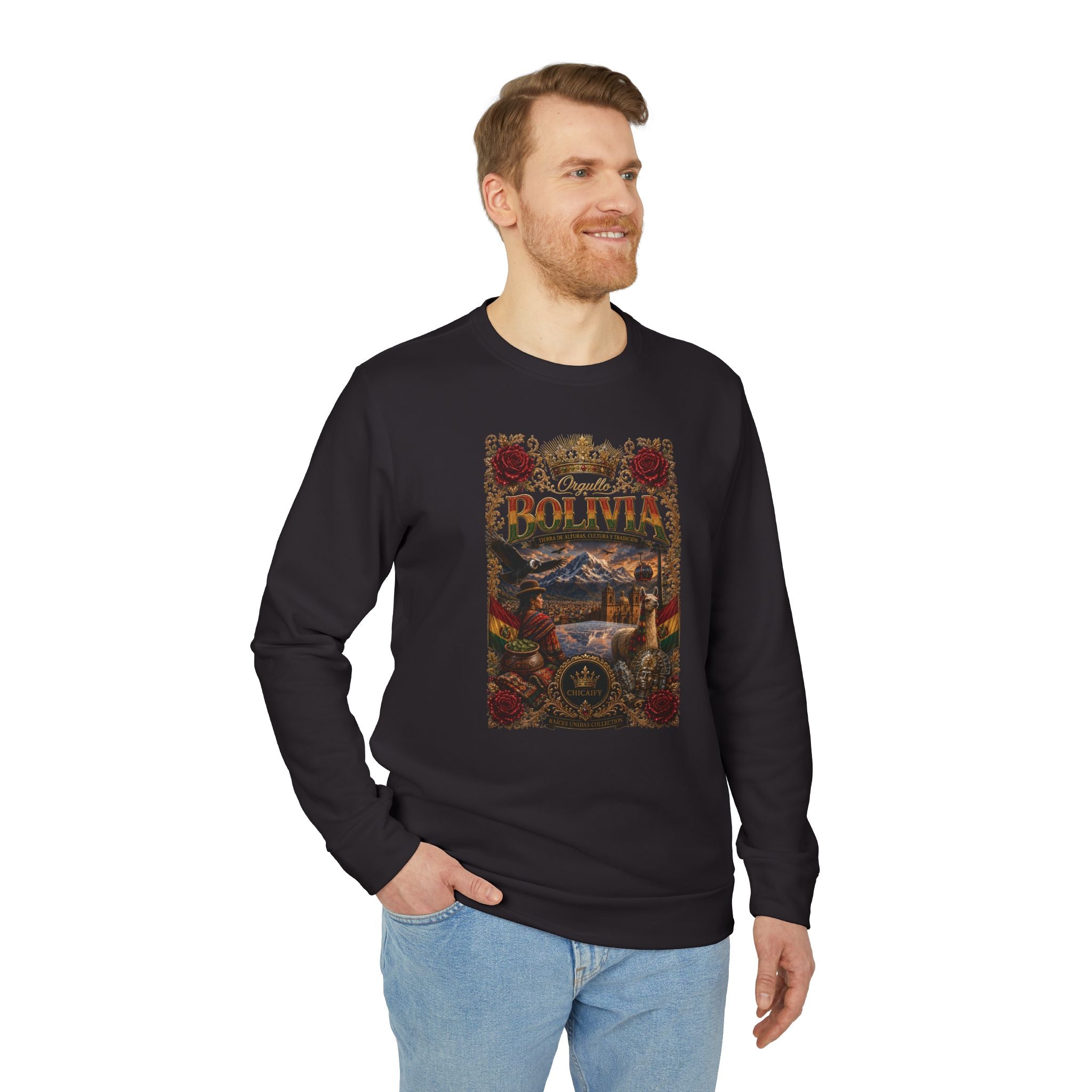 Raíces Unidas — Orgullo Bolivia adidas Crewneck Sweatshirt
