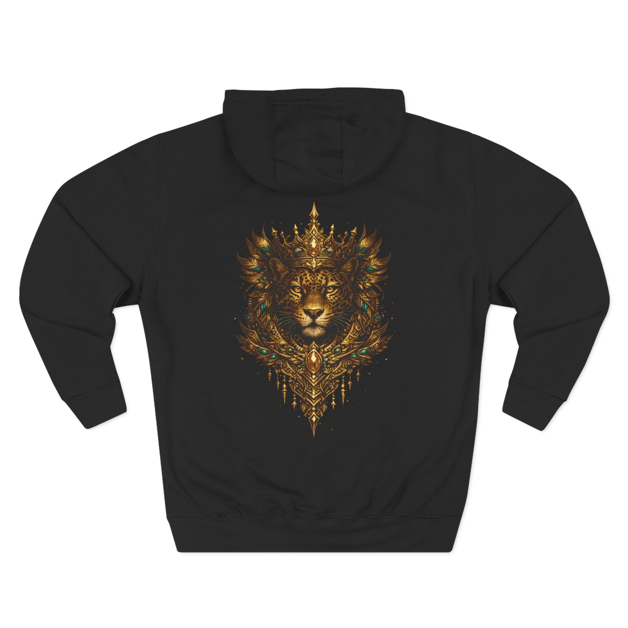Golden Crowned Jaguar — Graphic Fleece Pullover