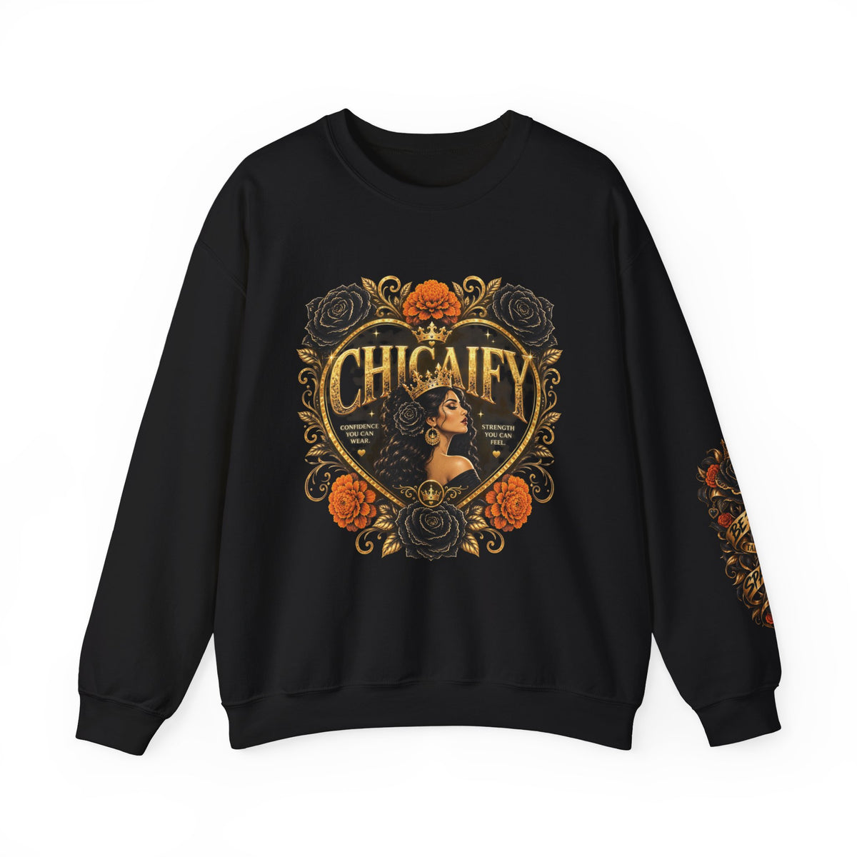 Chicaify® Be Bold. Take Up Space. Statement  Crewneck Sweatshirt