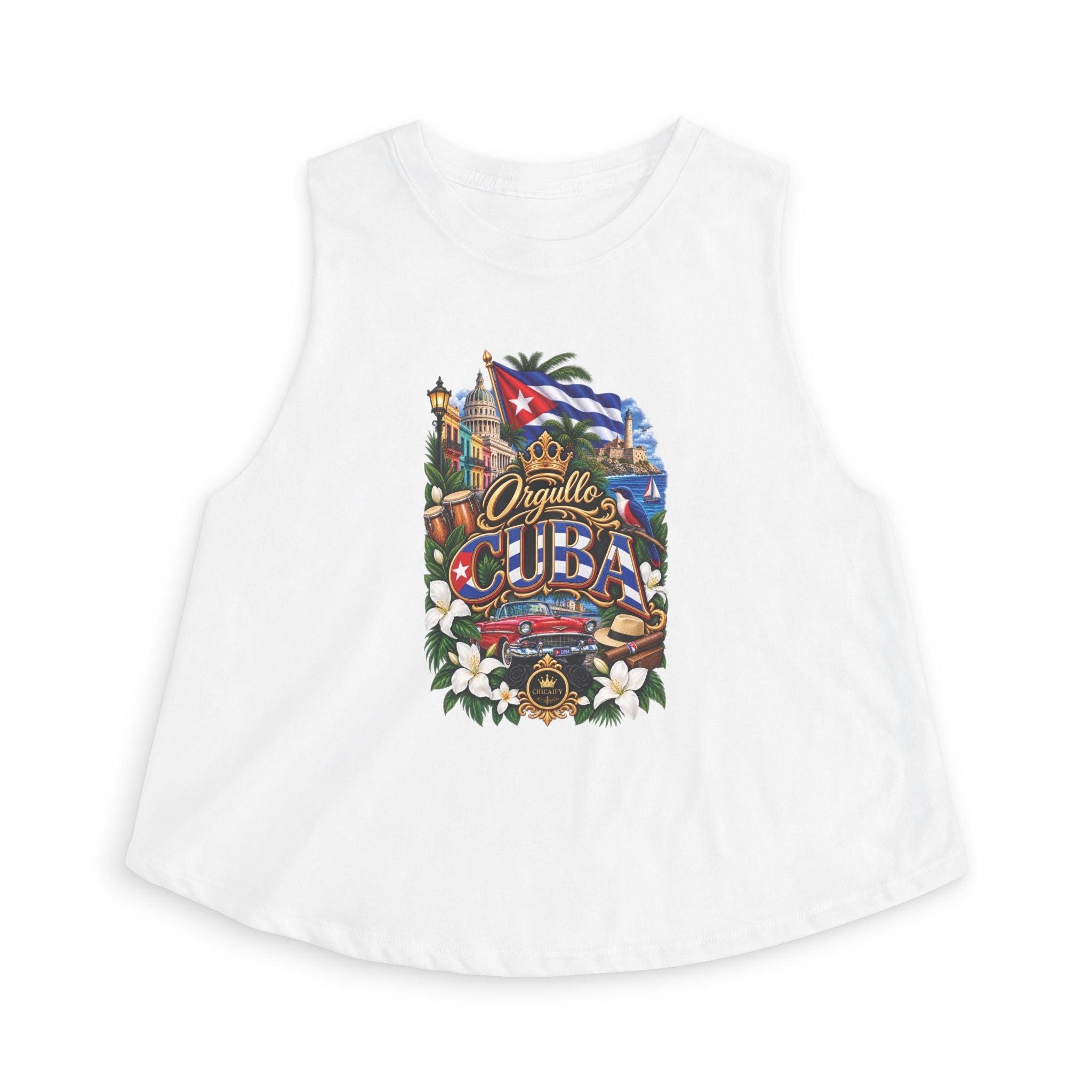 Orgullo Cuba — Raíces Unidas Collection |  Crop Top