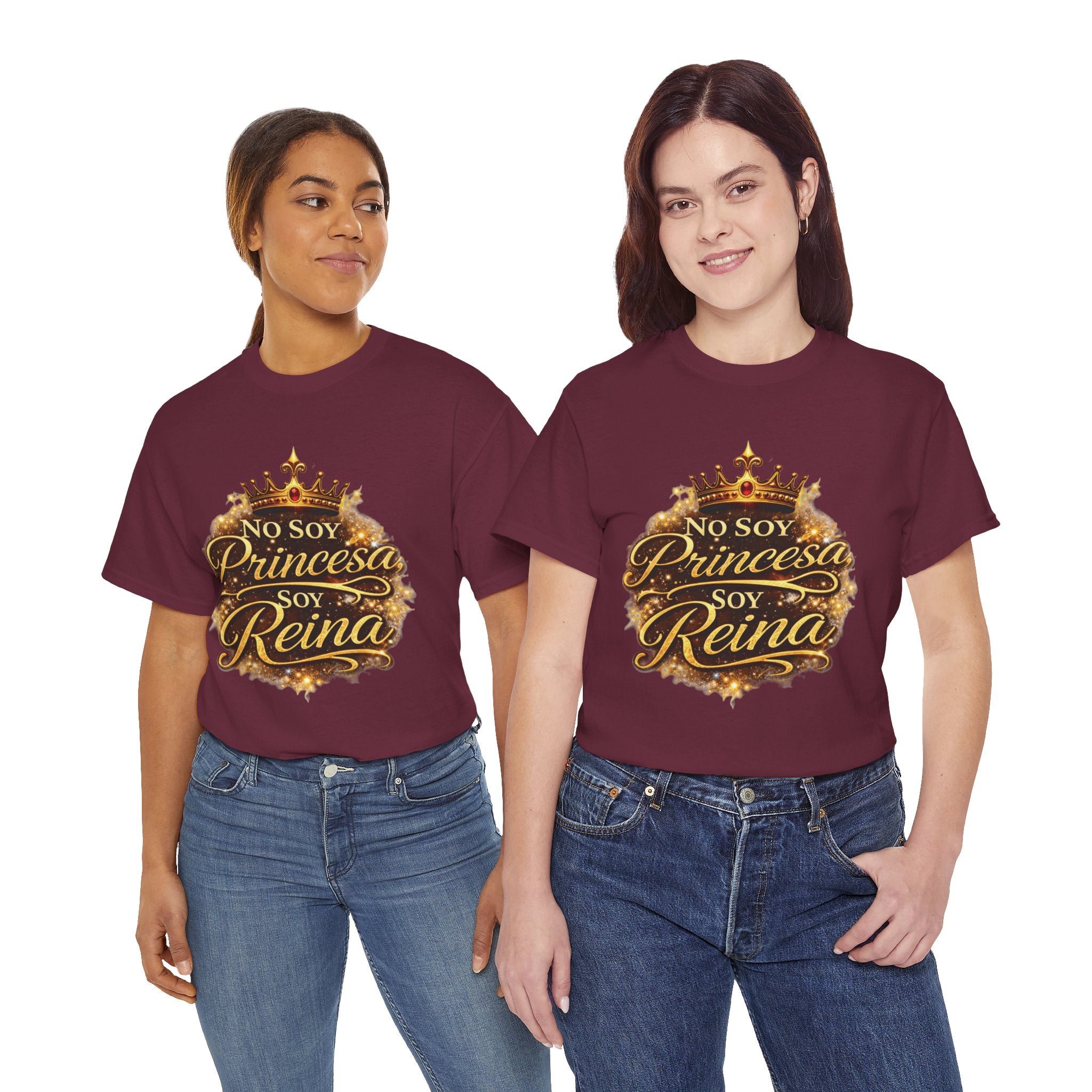 T-Shirt — "No Soy Princesa, Soy Reina" Tee