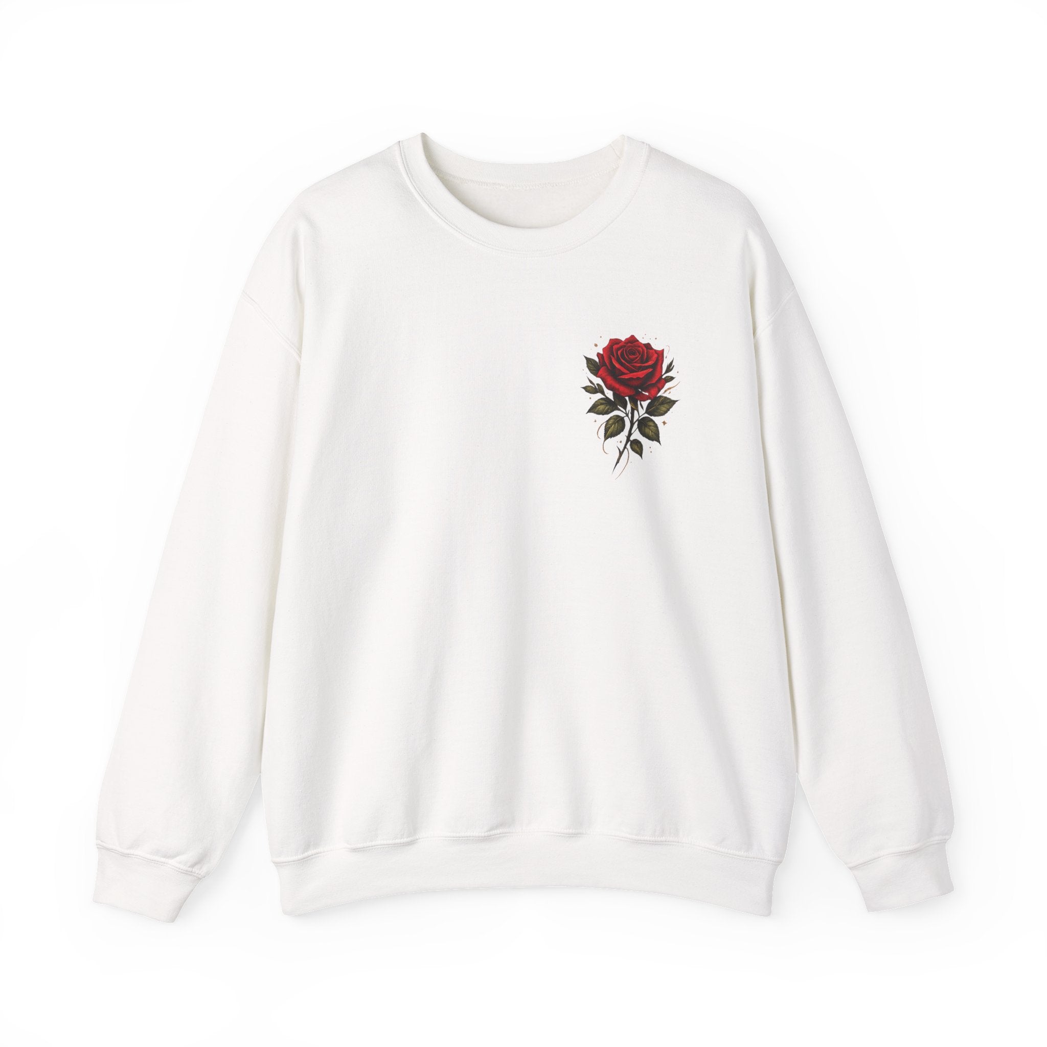 Not Fragile Like a Flower, Fragile Like a Bomb' Rose & Bomb Graphic Sweatshirt