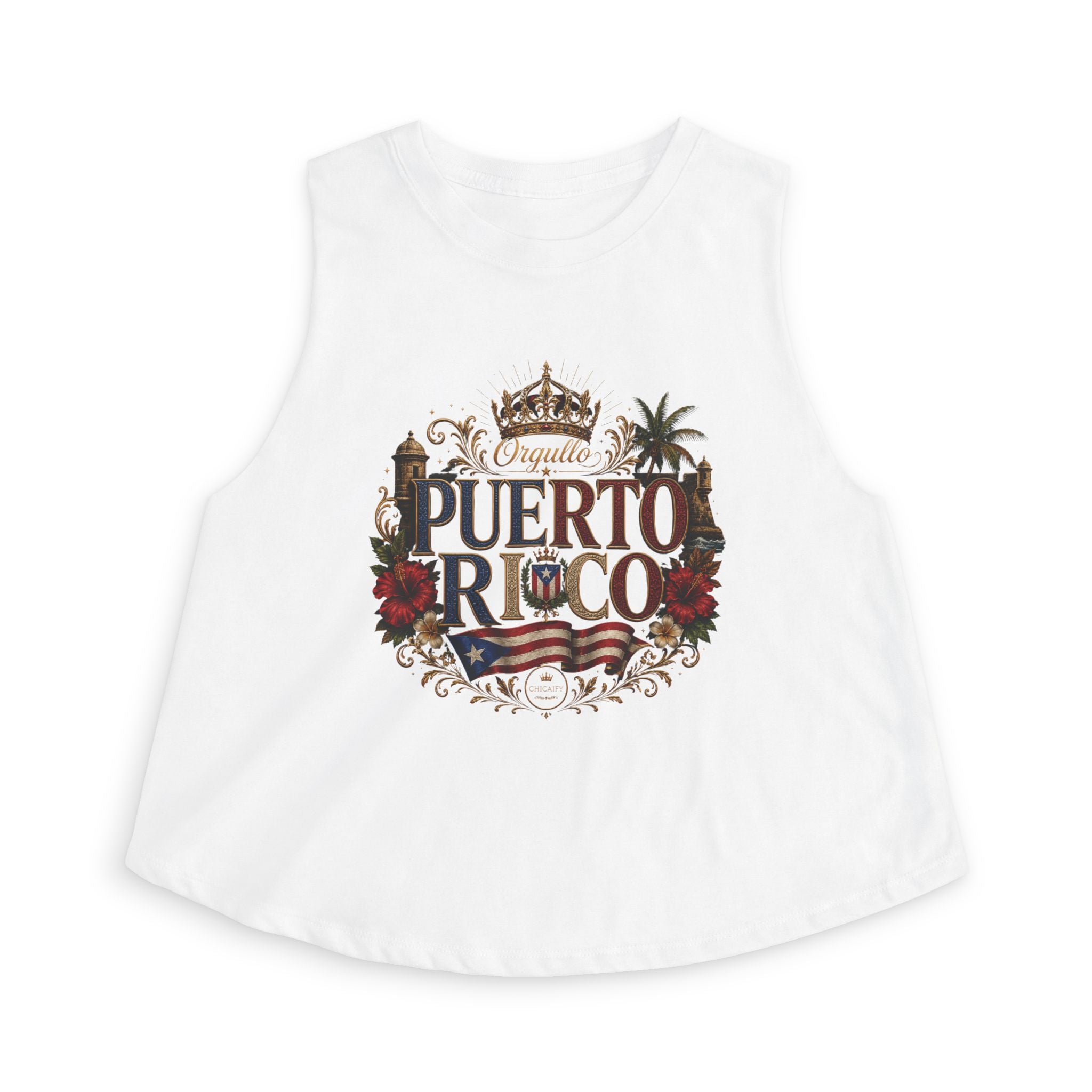 Isla de Orgullo | Puerto Rico Heritage Crop Top