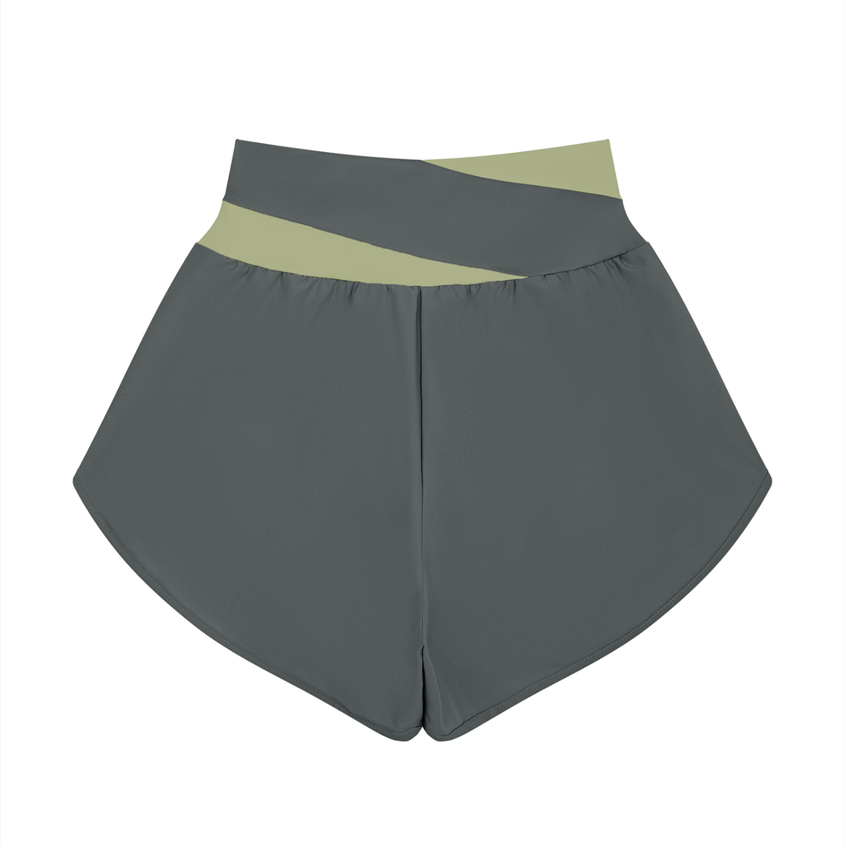 Chicaify Active Cross-Waist Performance Shorts Women’s Yoga Panelled Shorts