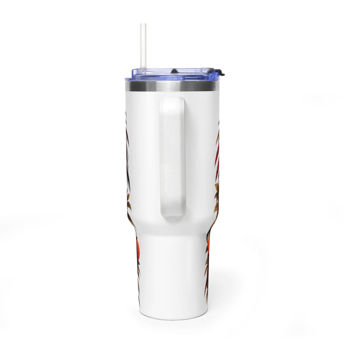 Reina Azteca: Entre Rosas y Cempasúchil | Vacuum Thermal Tumbler, 40oz