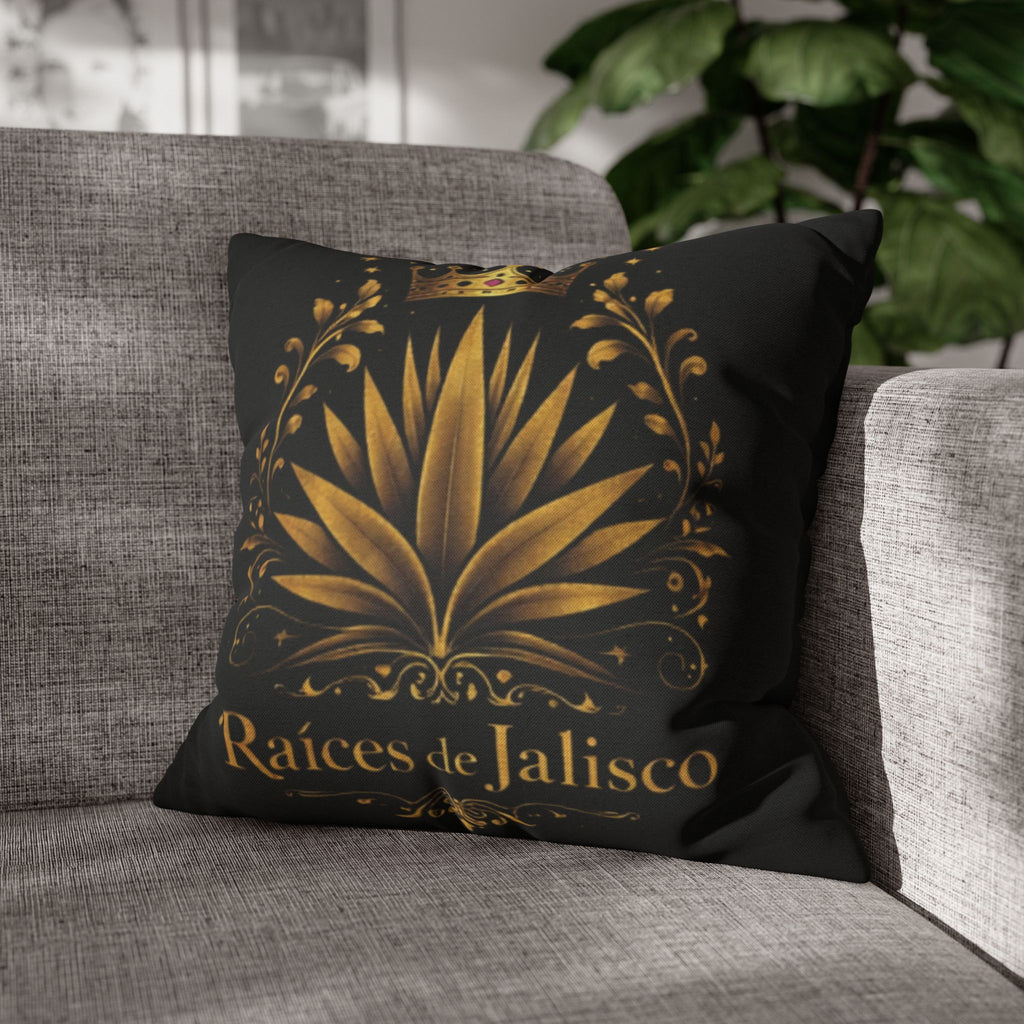 Raices de Jalisco-Gold Agave Decorative Pillow cover