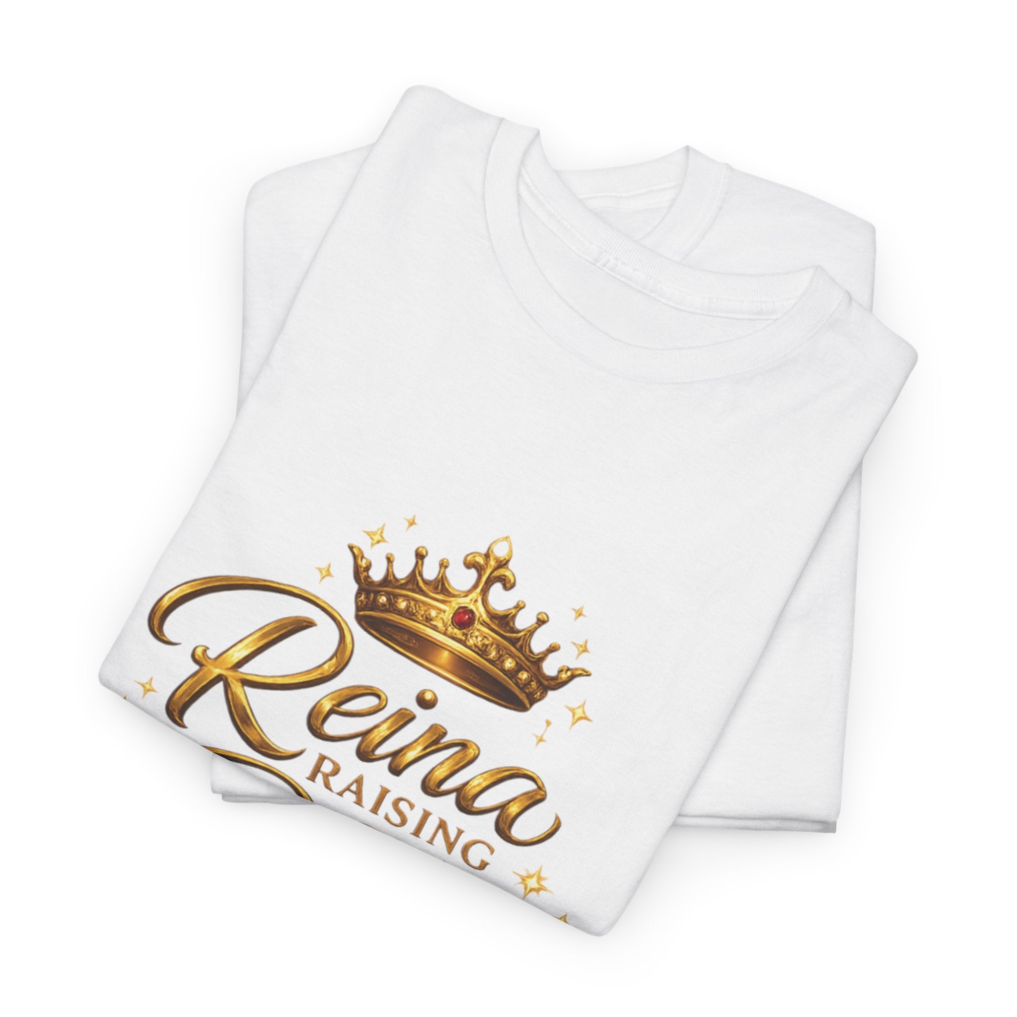 Reina Raising Reyes T-Shirt — Gold Crown Family Name Tee
