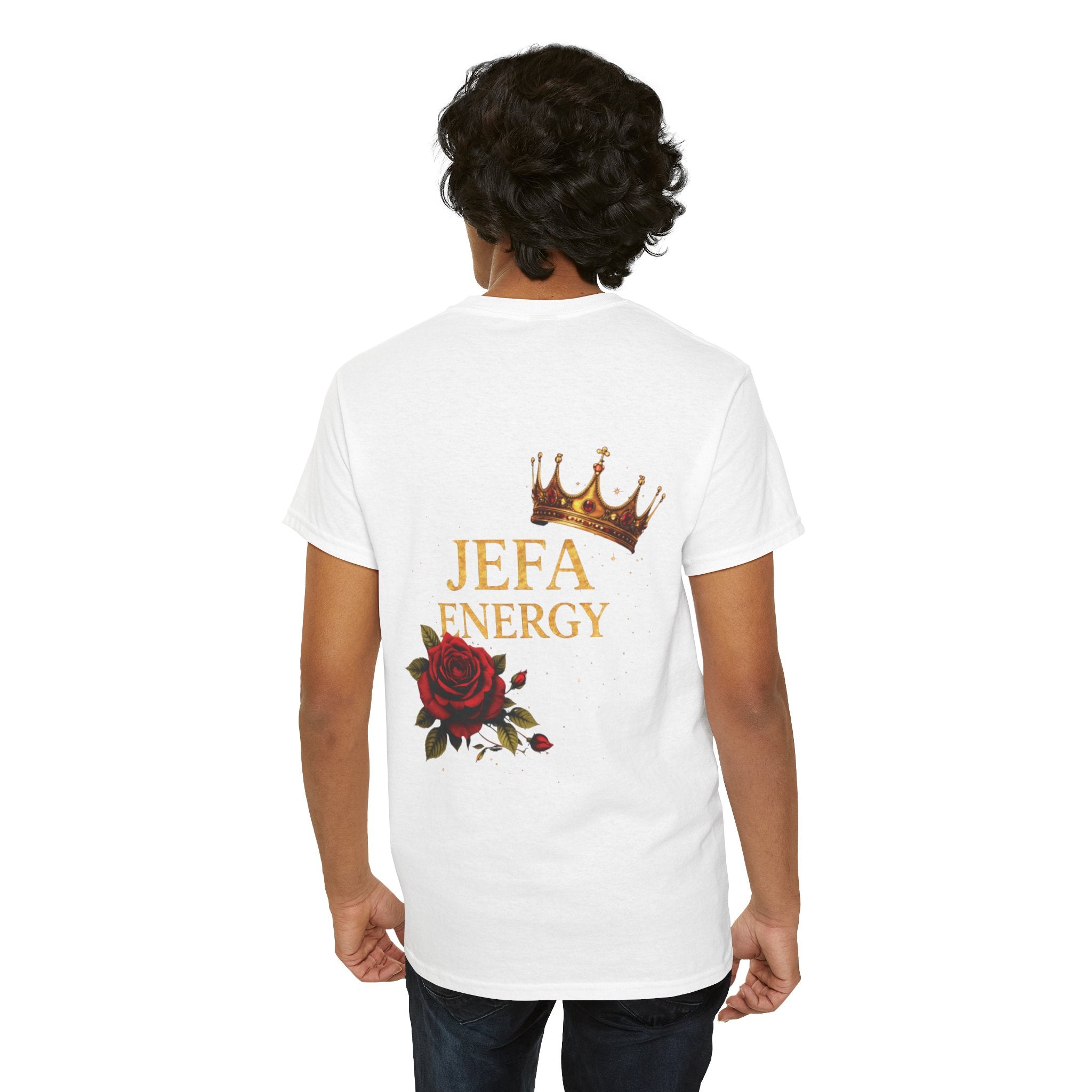 Jefa Energy T-Shirt — Rose & Crown Graphic Tee