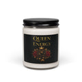 Queen Energy Scented Soy Candle — 9oz Aromatherapy Candle with Rose & Crown Design