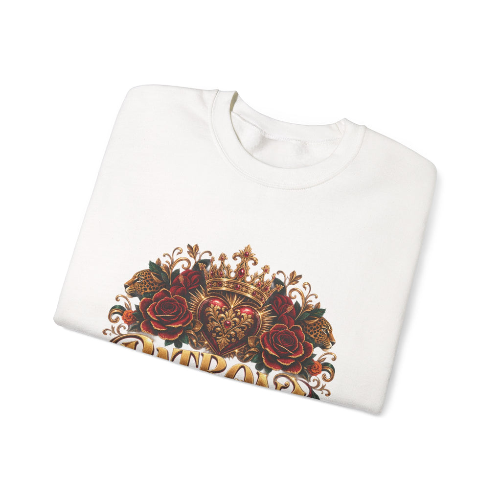 Patrona | Crowned in Power – Chicaify Collection | Unisex Heavy Blend™ Crewneck Sweatshirt