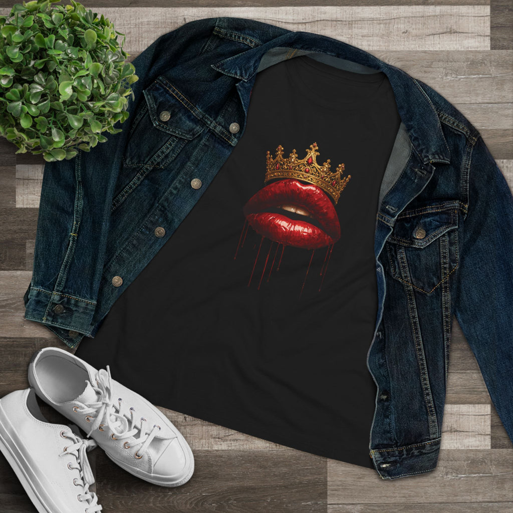 Crowned Lips Graphic Cotton Tee