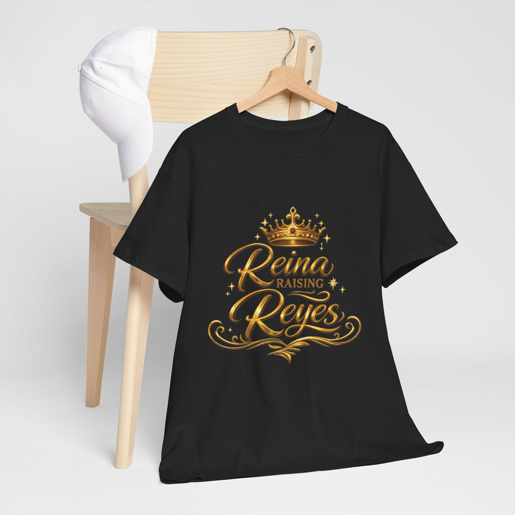 Reina Raising Reyes T-Shirt — Gold Crown Family Name Tee