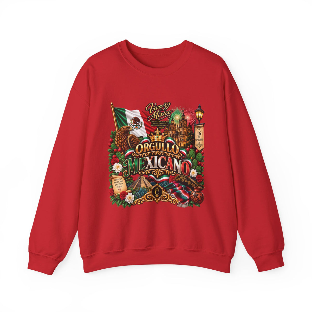 Orgullo Mexicano — Mexican Independence Day Edition | Heavy Blend™ Crewneck Sweatshirt