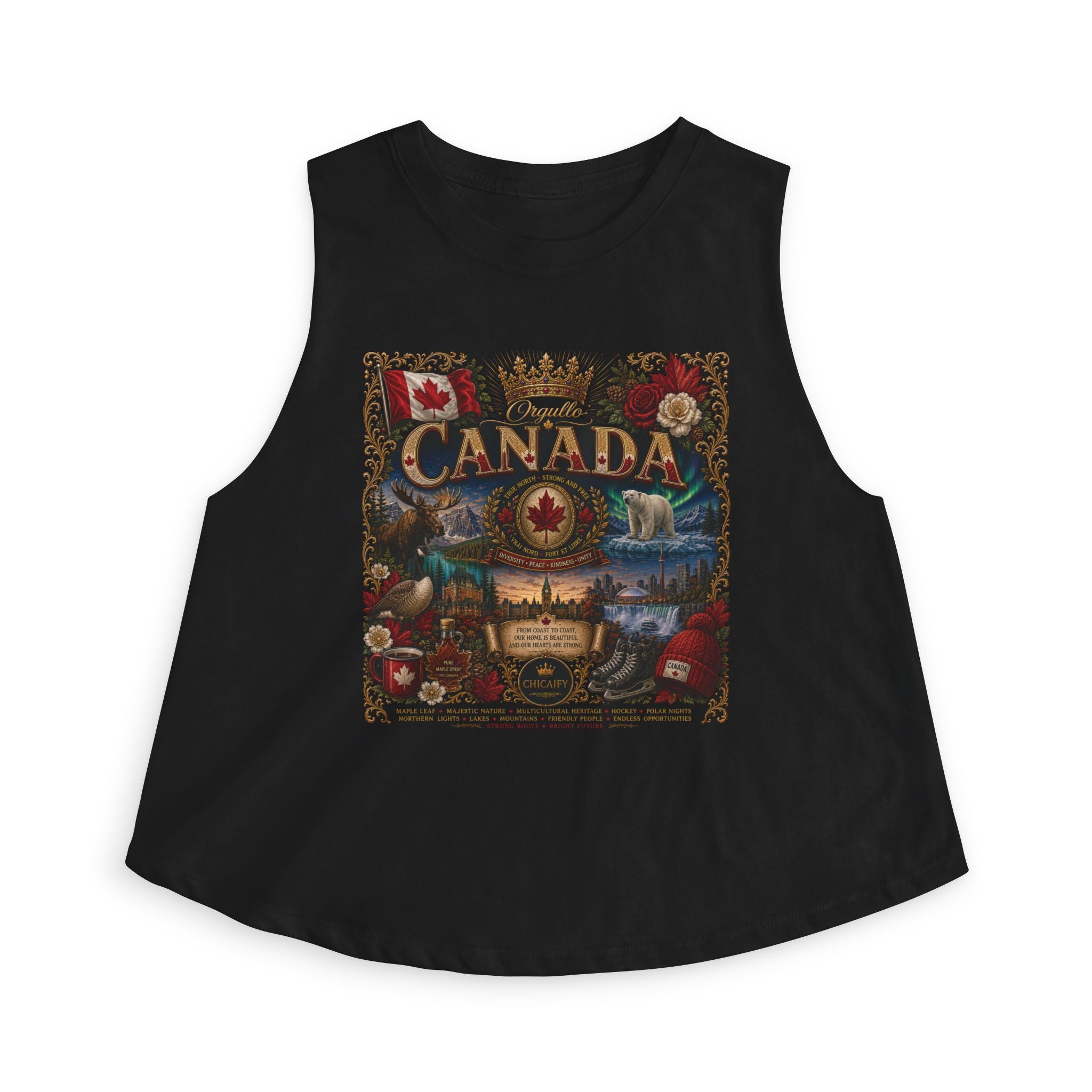 Orgullo Canada | Raíces Unidas Collection  Crop Top