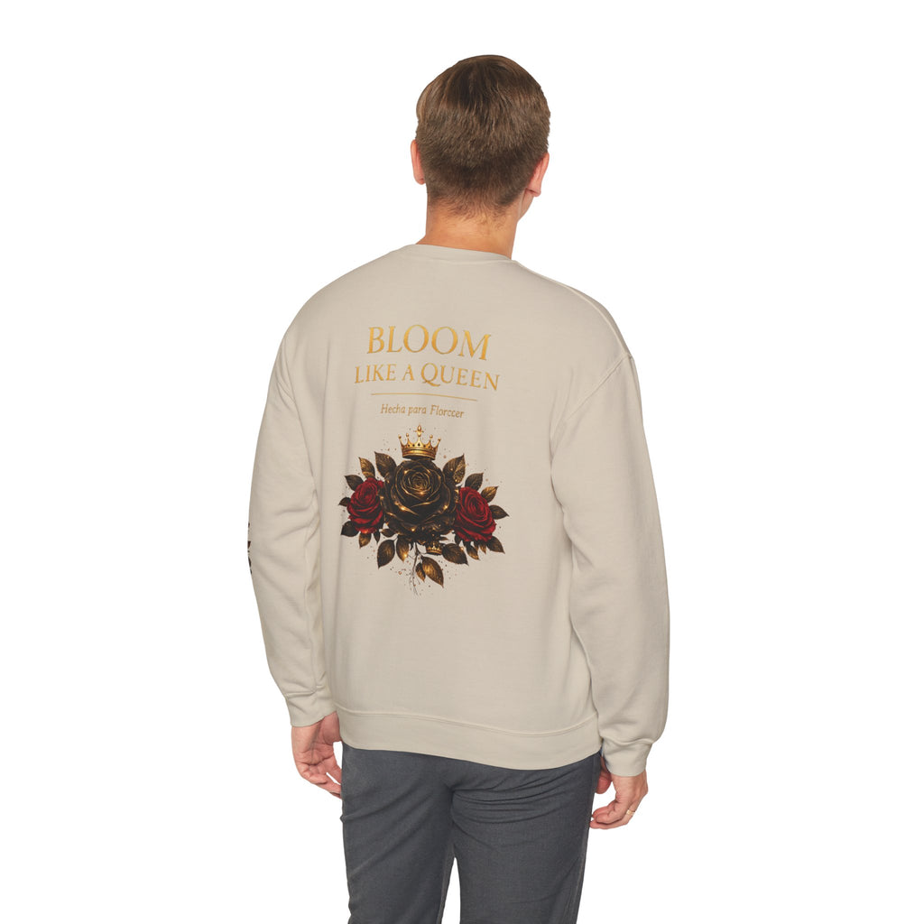 Bloom Like a Queen Sweatshirt — Floral Crown Crewneck