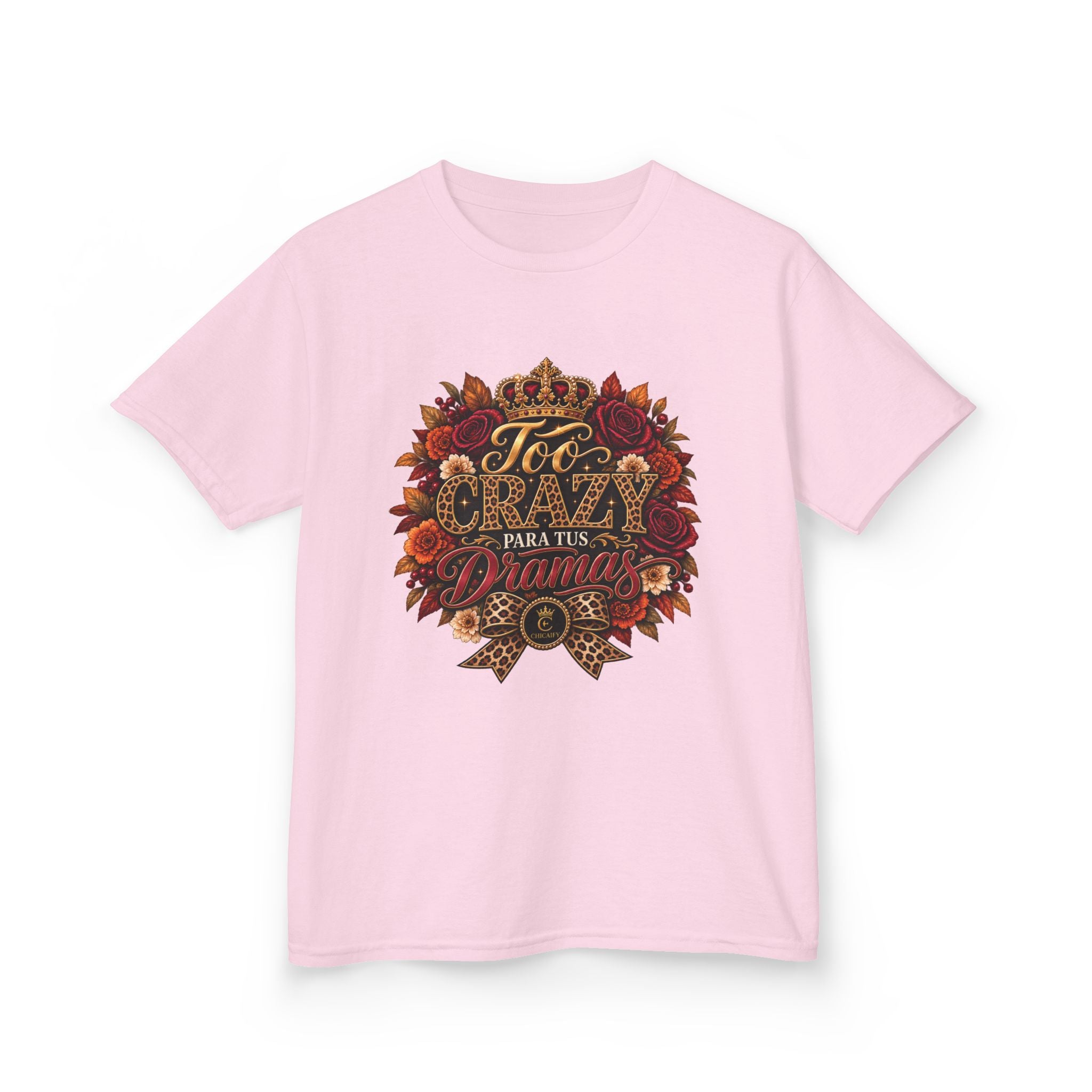 Too Crazy Para Tus Dramas – Jaguar Edition | Kids Heavy Cotton™ Tee