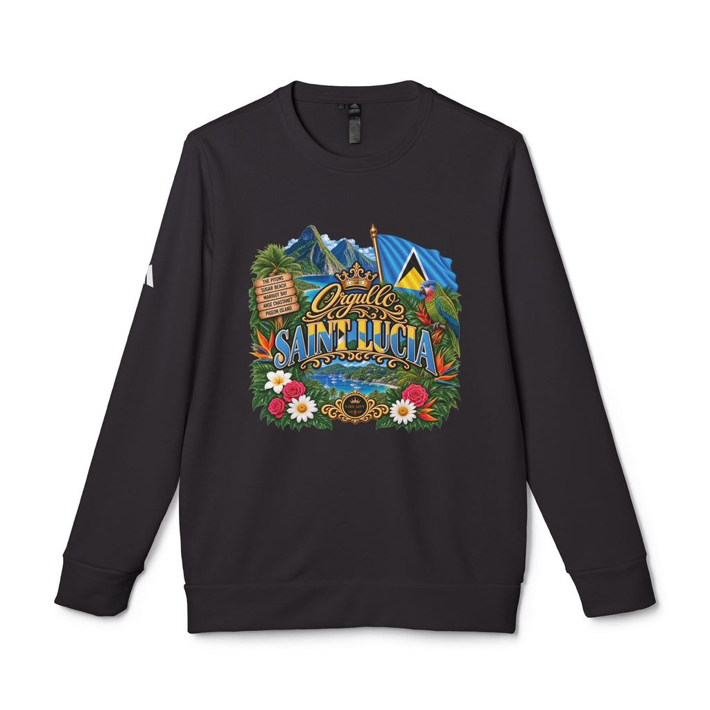 Orgullo Saint Lucia — Raíces Unidas Collection | adidas Crewneck Sweatshirt