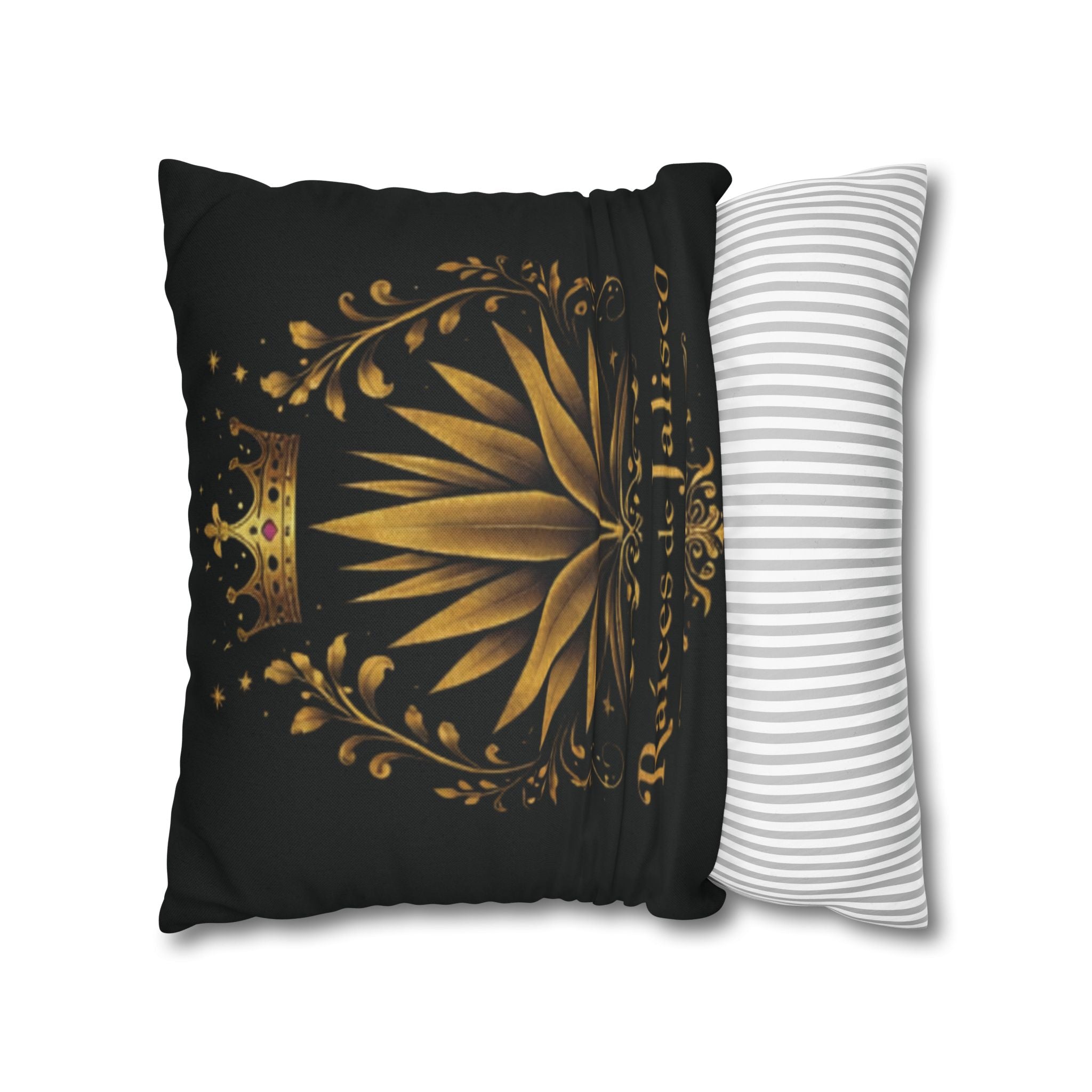 Raices de Jalisco-Gold Agave Decorative Pillow cover