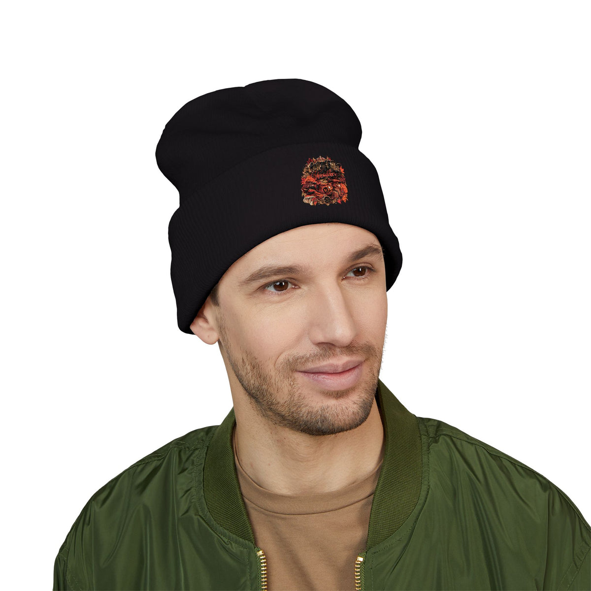 Café de Olla Weather | Mexican Fall Classic Cuffed Beanie (Embroidery)