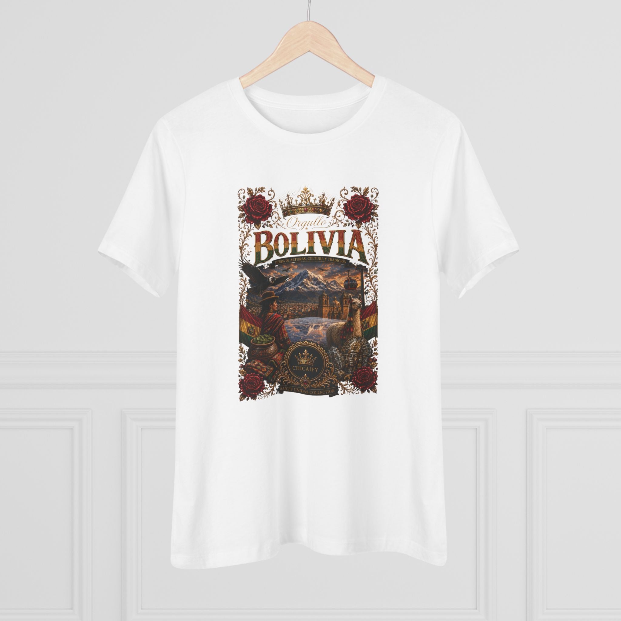 Raíces Unidas — Orgullo Bolivia Cotton Tee