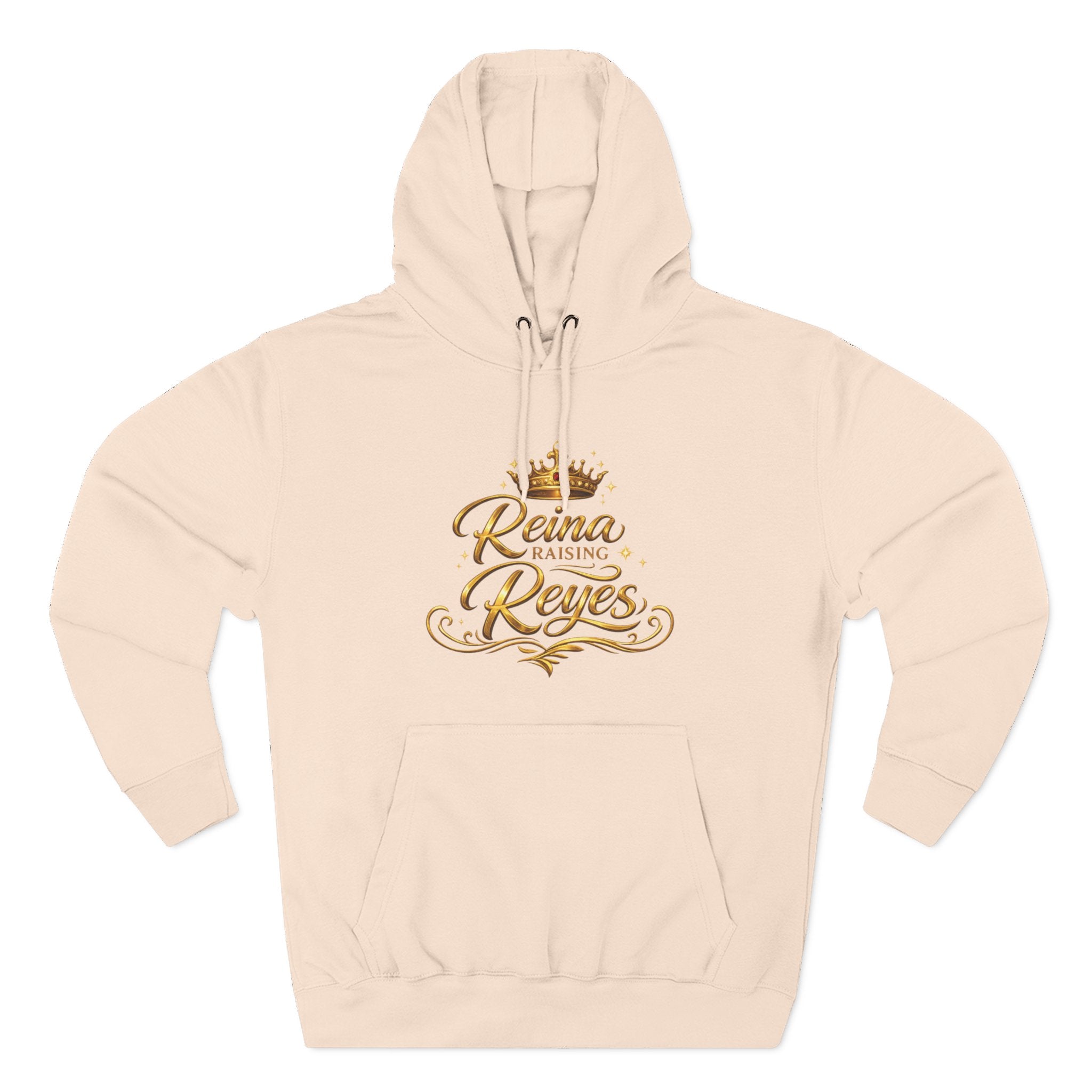 Reina Raising Reyes Hoodie | Crown Script Family Name Design