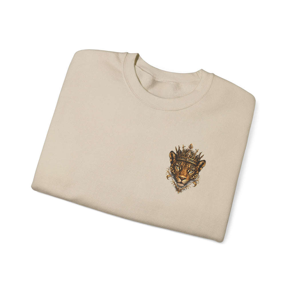 Golden Crowned Jaguar Crewneck Sweatshirt