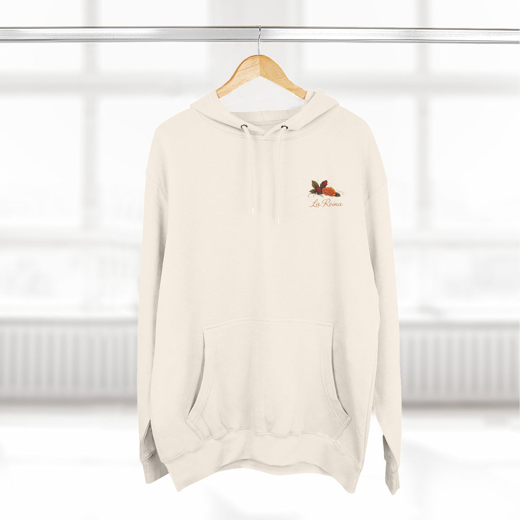 Segura Fuerte Única Hoodie — Spanish Floral Rose Inspirational Pullover