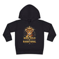 Toddler Hoodie — "Born Wild Raised Royal" Jaguar Cub Pullover