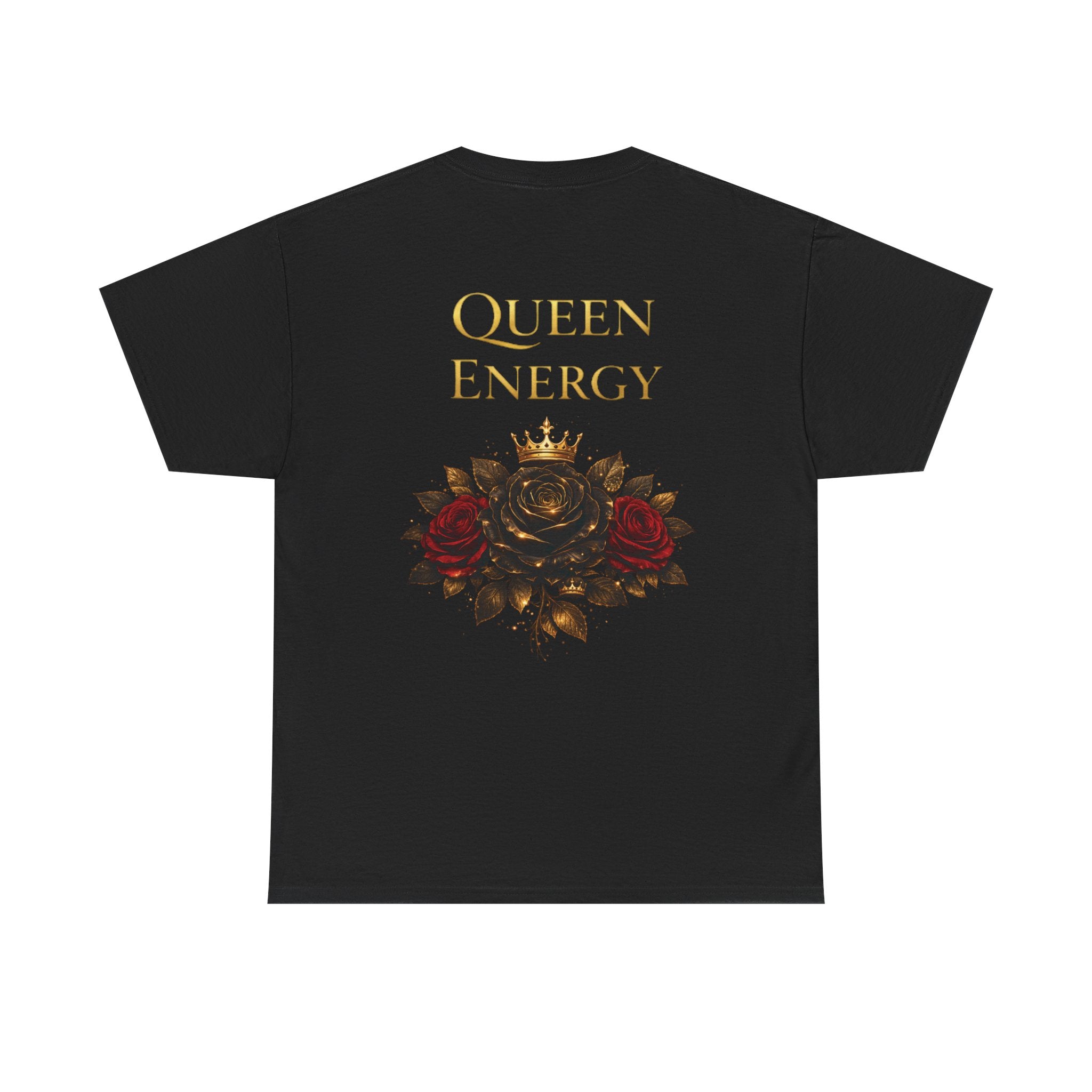 Queen Energy Tee — Floral Crown Graphic T‑Shirt