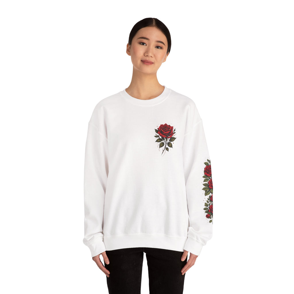 Soft Heart Cold Mind Rose Crown Sweatshirt