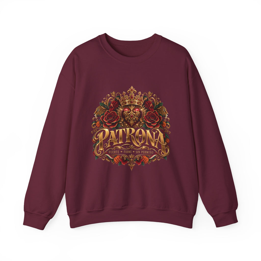 Patrona | Crowned in Power – Chicaify Collection | Unisex Heavy Blend™ Crewneck Sweatshirt
