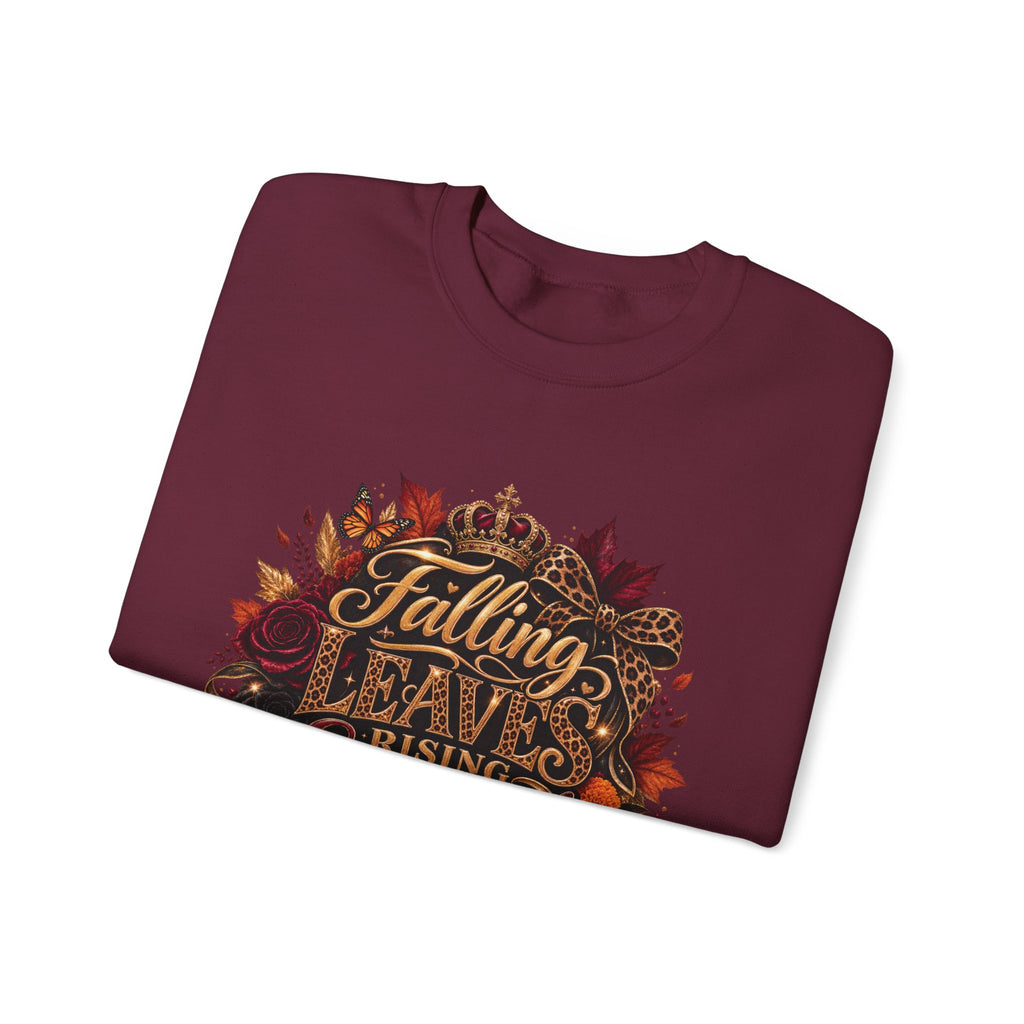 Falling Leaves, Rising Standards | Crewneck Sweatshirt